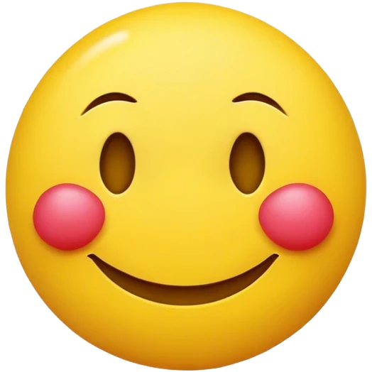 Smiley face with kiss on cheek emoji