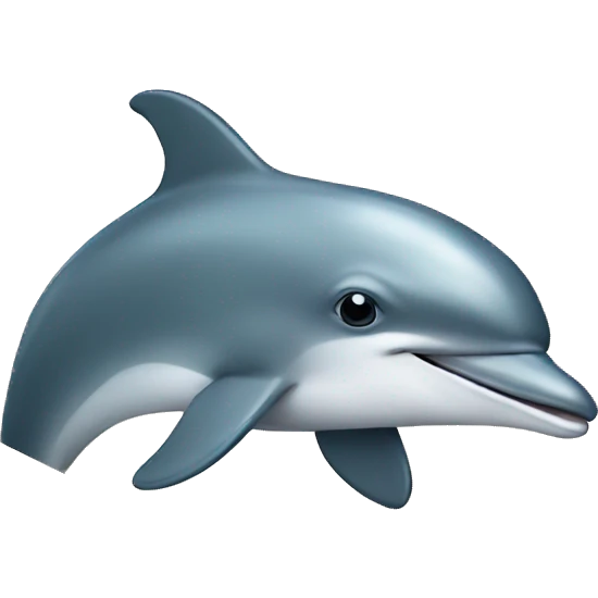 Dolphin holding an envelope emoji