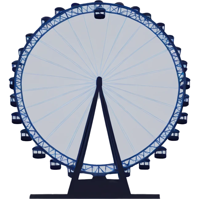 London Eye Ferris wheel ￼ emoji