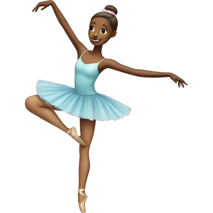 really skinny ballerina dancing with a measuring tape emoji
