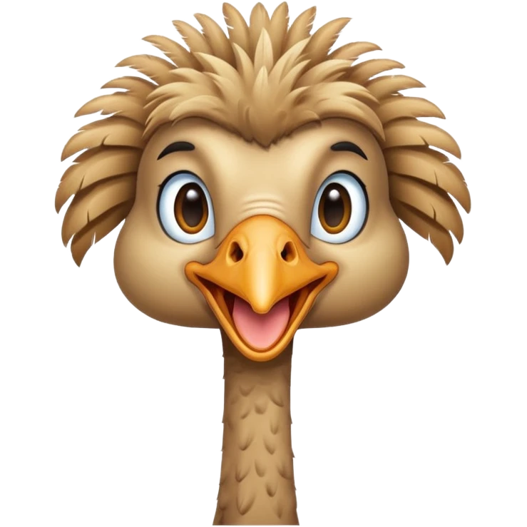 Je voudrais un emoji d'une autruche merci emoji