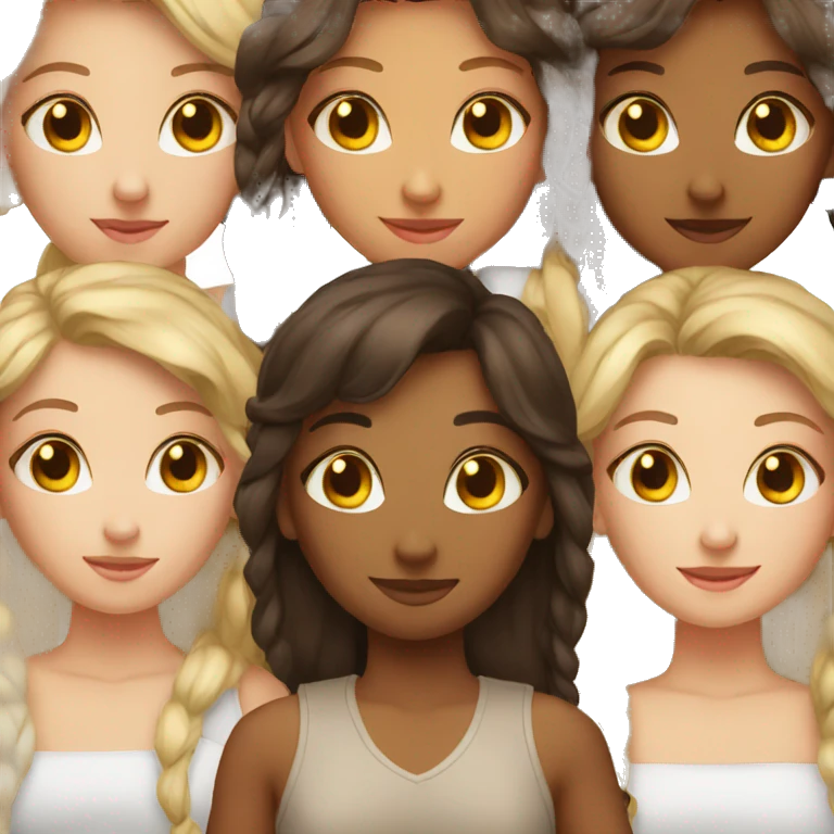3 girls  emoji