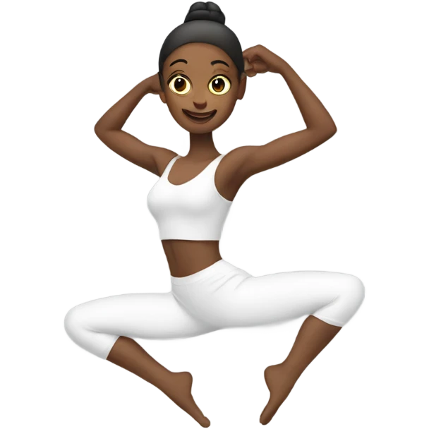 Woman doing splits  emoji
