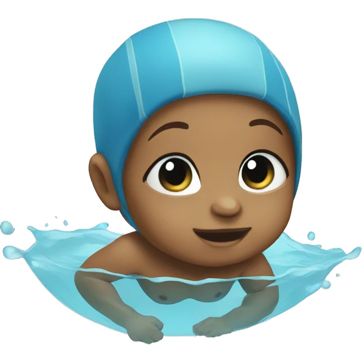 Baby swimming emoji