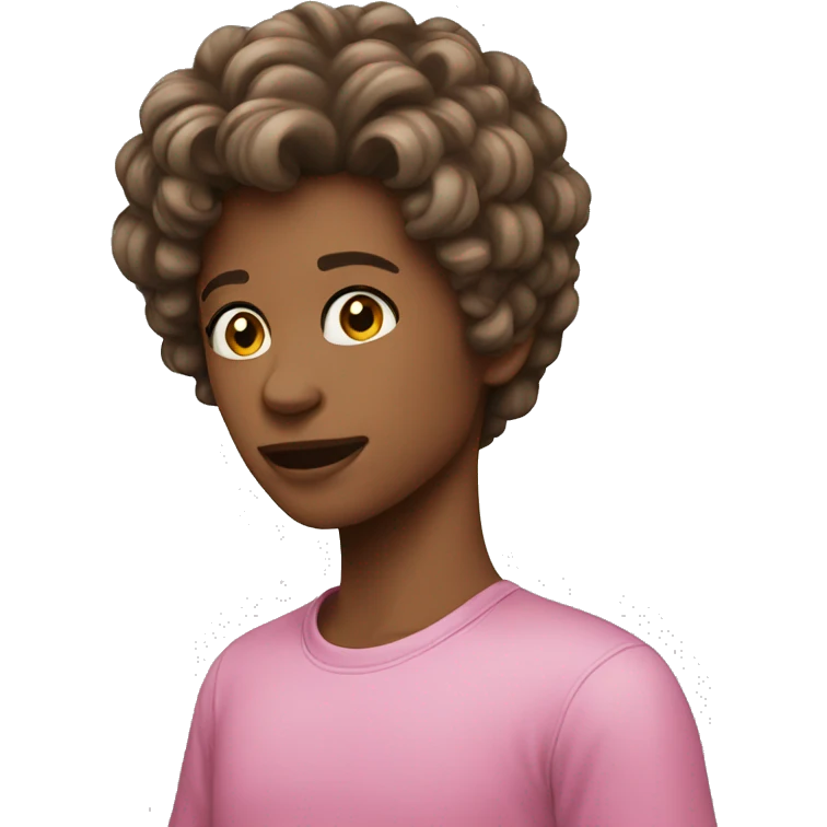 Pink emoji
