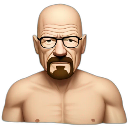 Walter white swiming emoji