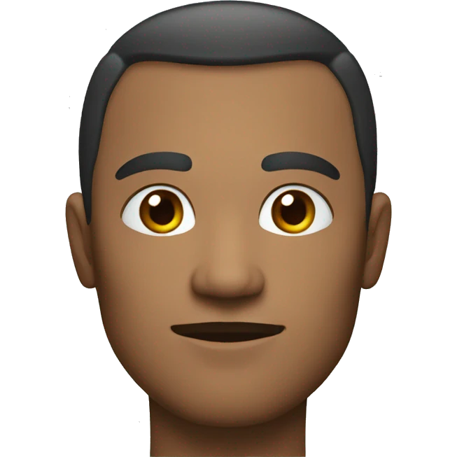 A man with strong cheek bones emoji
