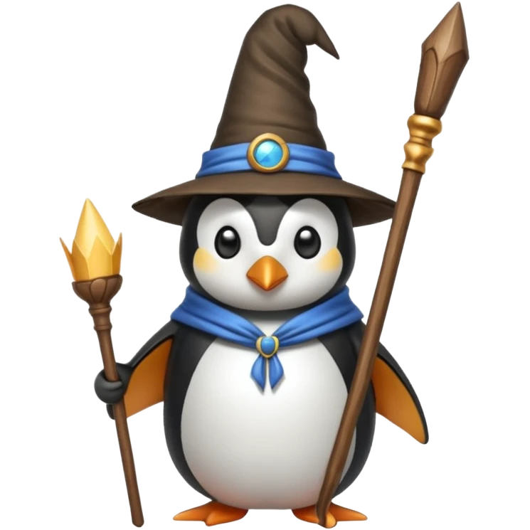 penguin wizard emoji