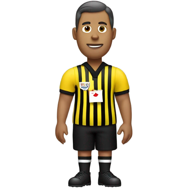 Football referee emoji