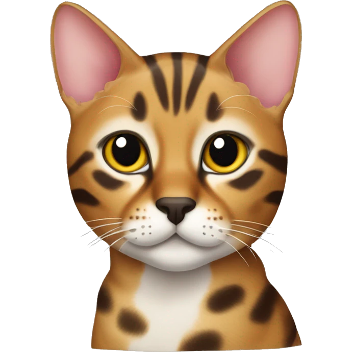 Bengal cat,Spotted Coat,short hair emoji