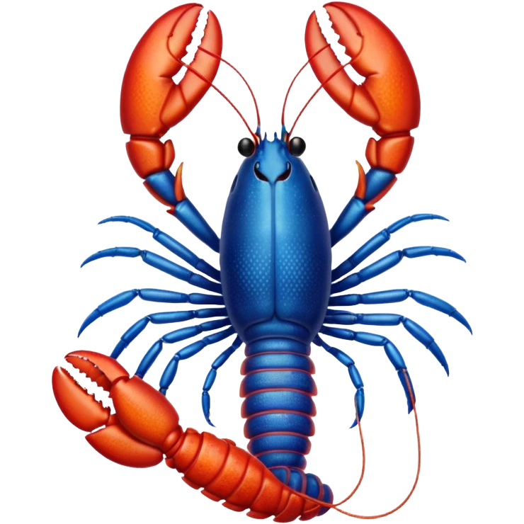 White lobster emoji