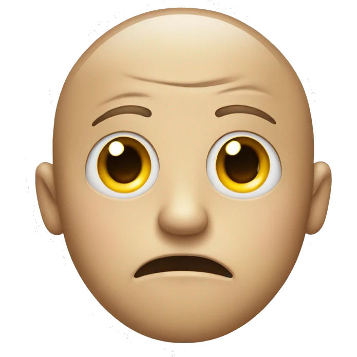 neutral face with two eye emojis for the eyes emoji