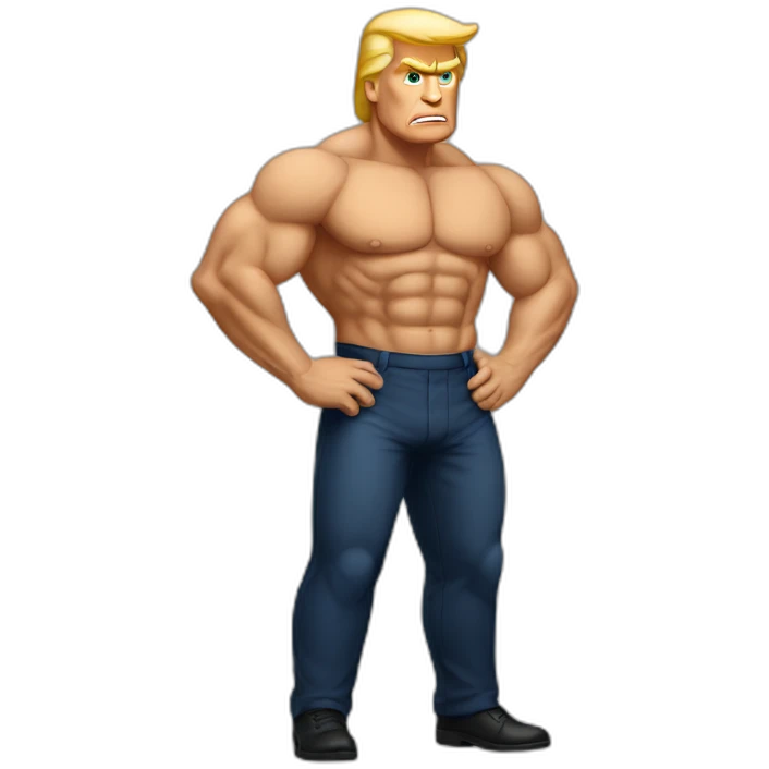 muscular-trump emoji