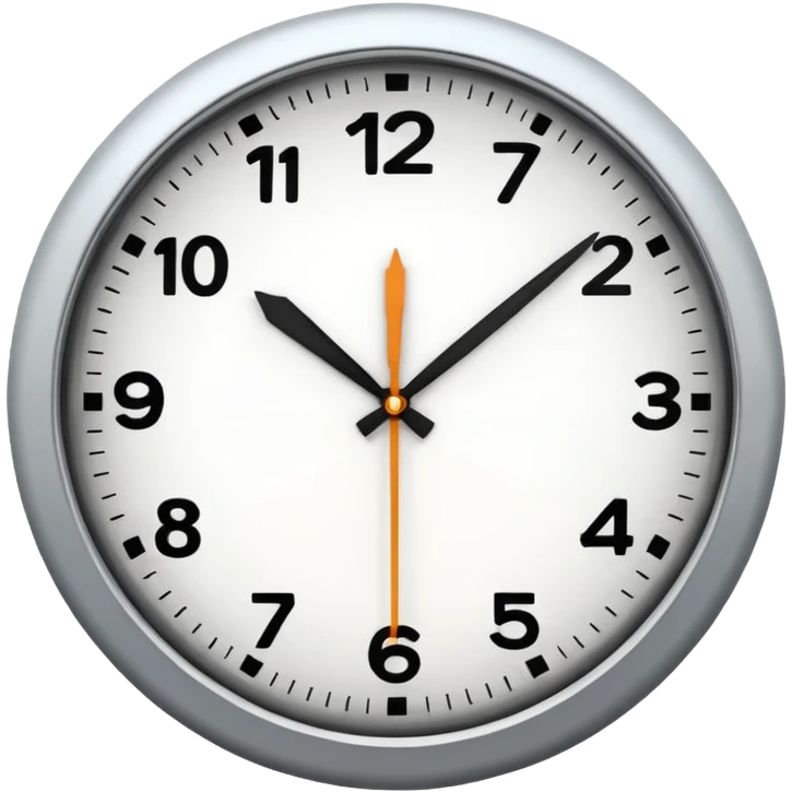 clock showing 7 am emoji