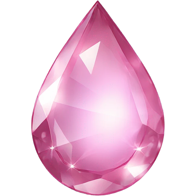 crying pink and sparkly tears emoji