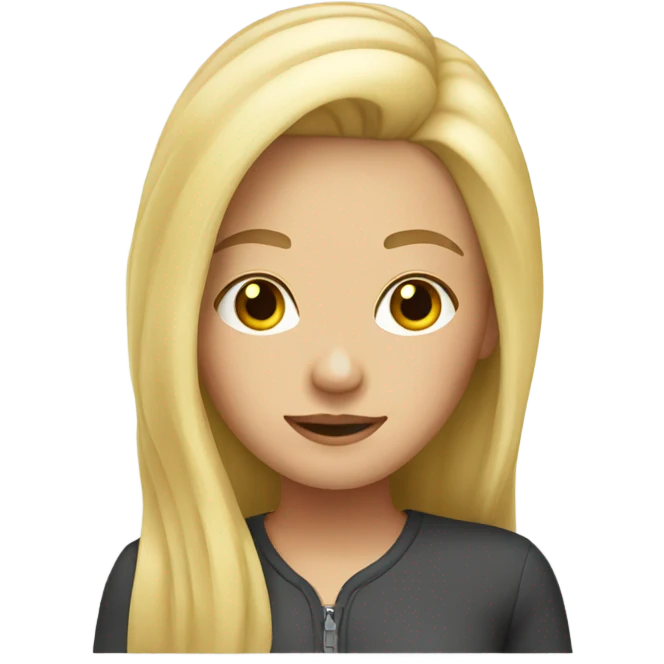Blonda girl emoji