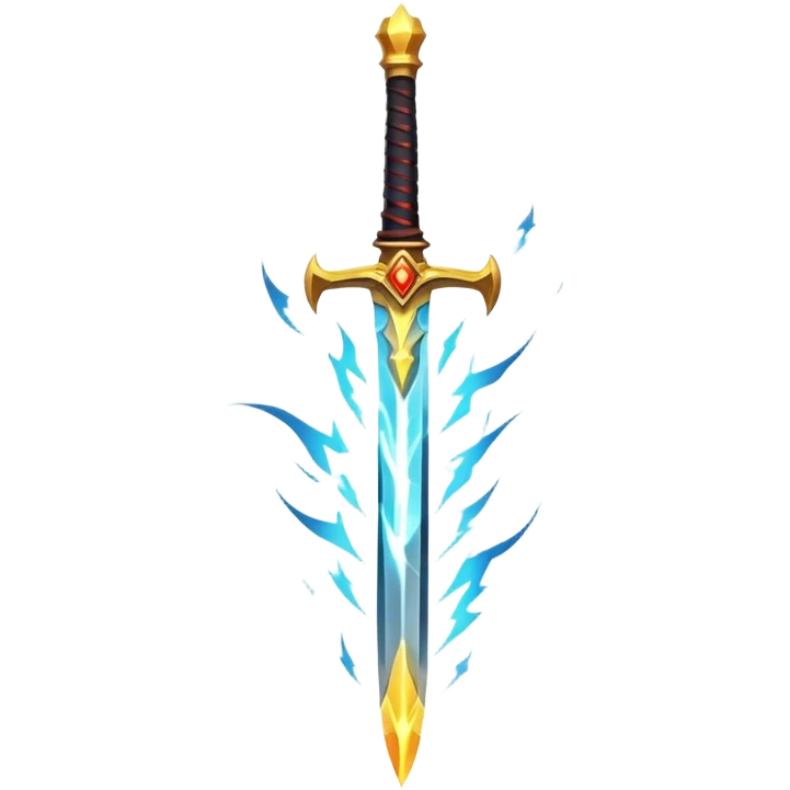 Lightning fire sword of soul emoji