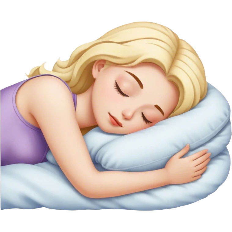 Girl sleeping  emoji