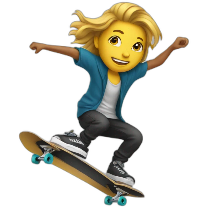 skateboarder emoji