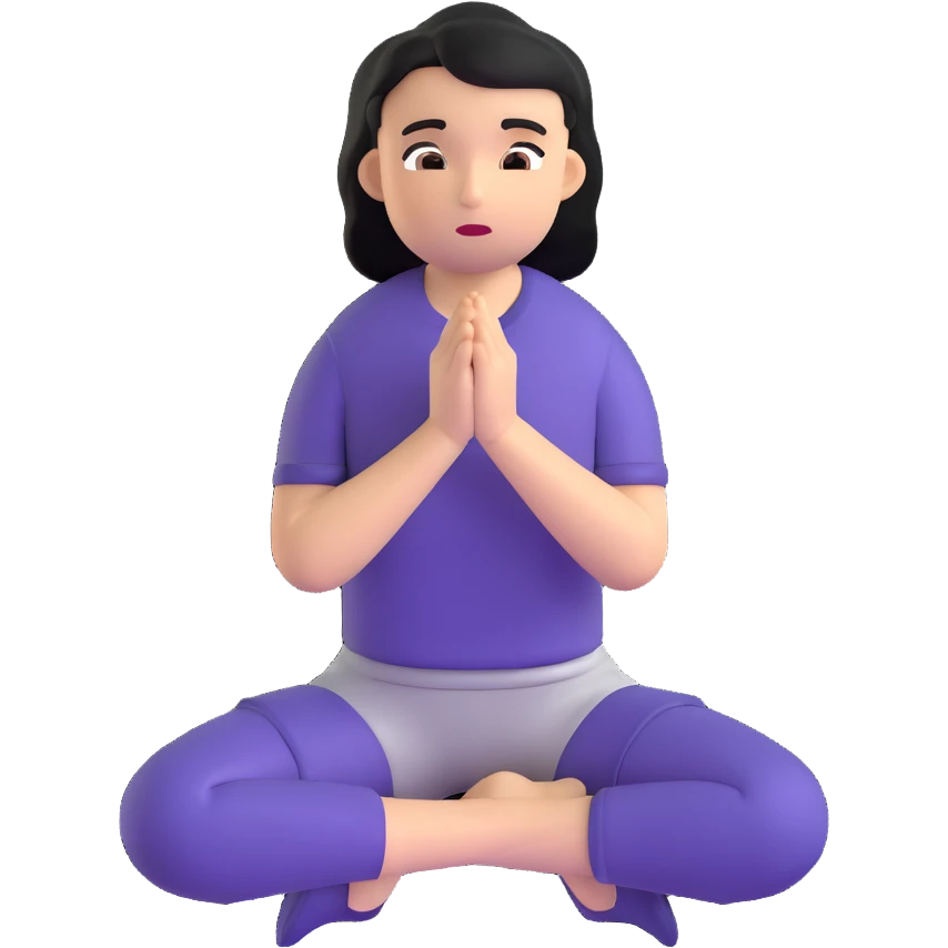 person on their knees begging with hands clasped together and pleading expression emoji