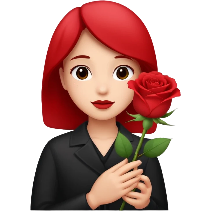 Avergonzado ni una rosa emoji