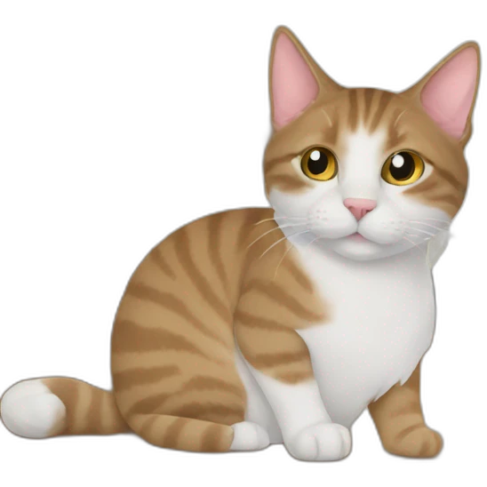Cat inside of a house emoji