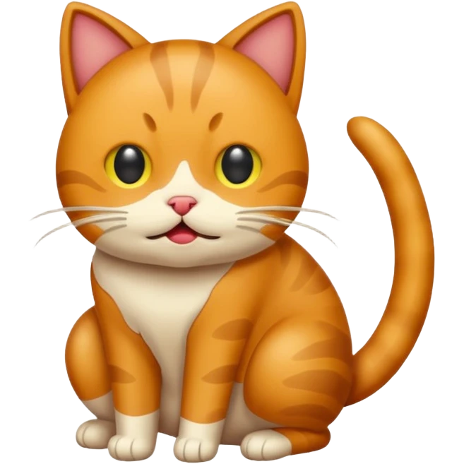 cat pooping icon with poop emoji