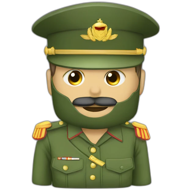 Recogiendo cartilla militar  emoji