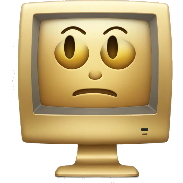 gold imac emoji