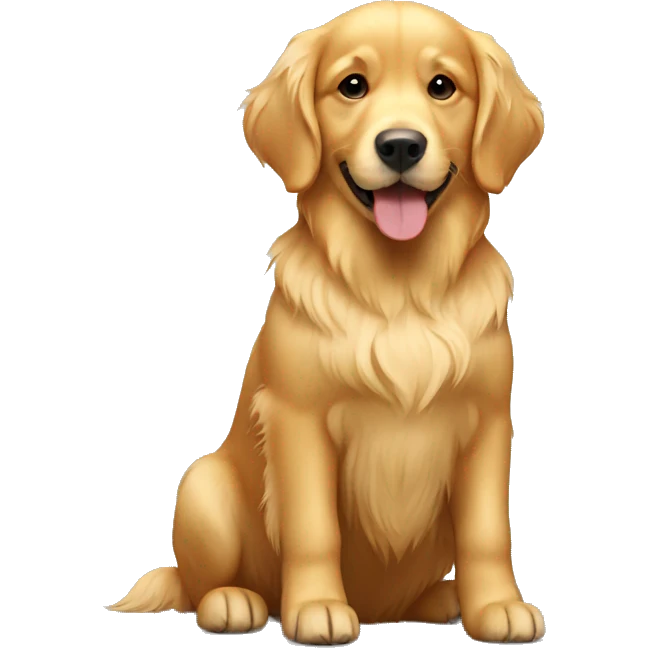 golden retriever  emoji