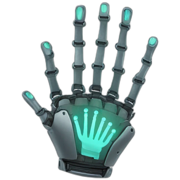 robot hand emoji
