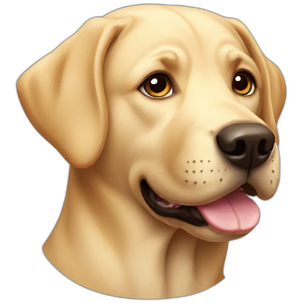 Labrador dog emoji