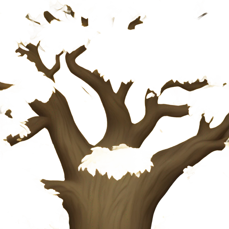 Yellow Tree emoji