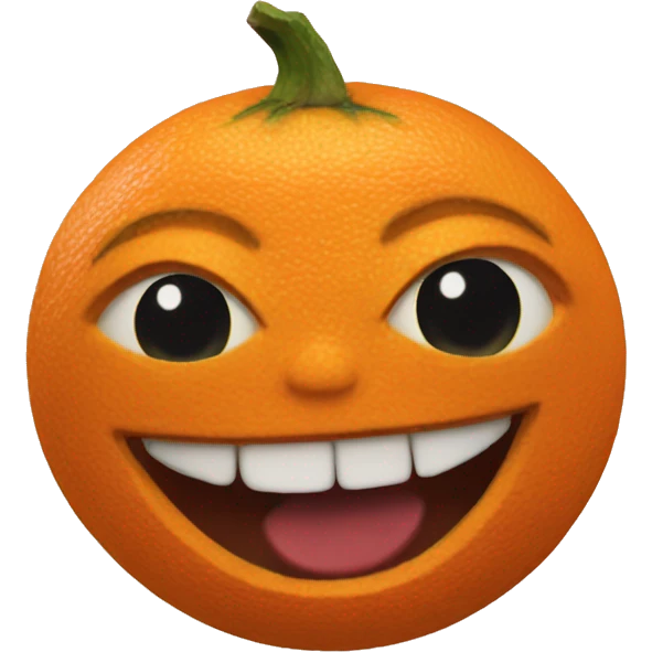 Annoying orange emoji