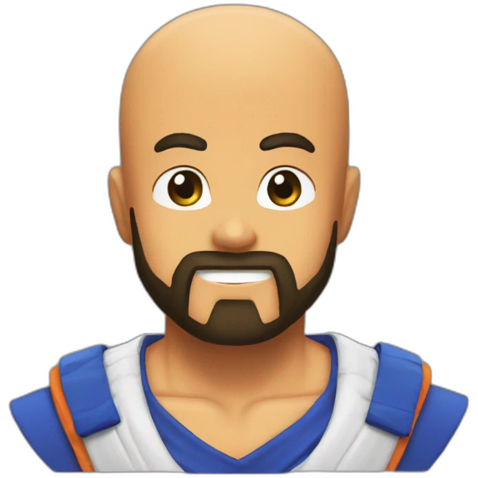 Songoku 👍🏾 beard emoji
