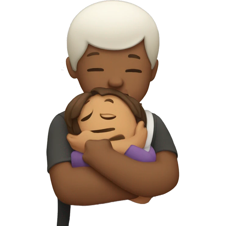 Hugs and prayer for a friend emoji