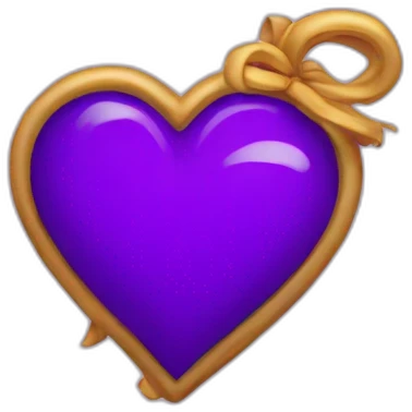 Corazón morado roto emoji