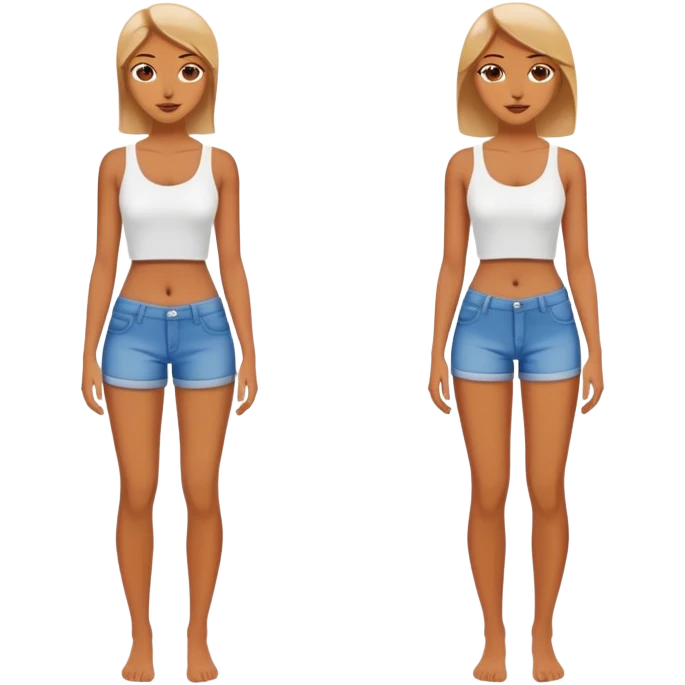 Model posing in studio full body  emoji