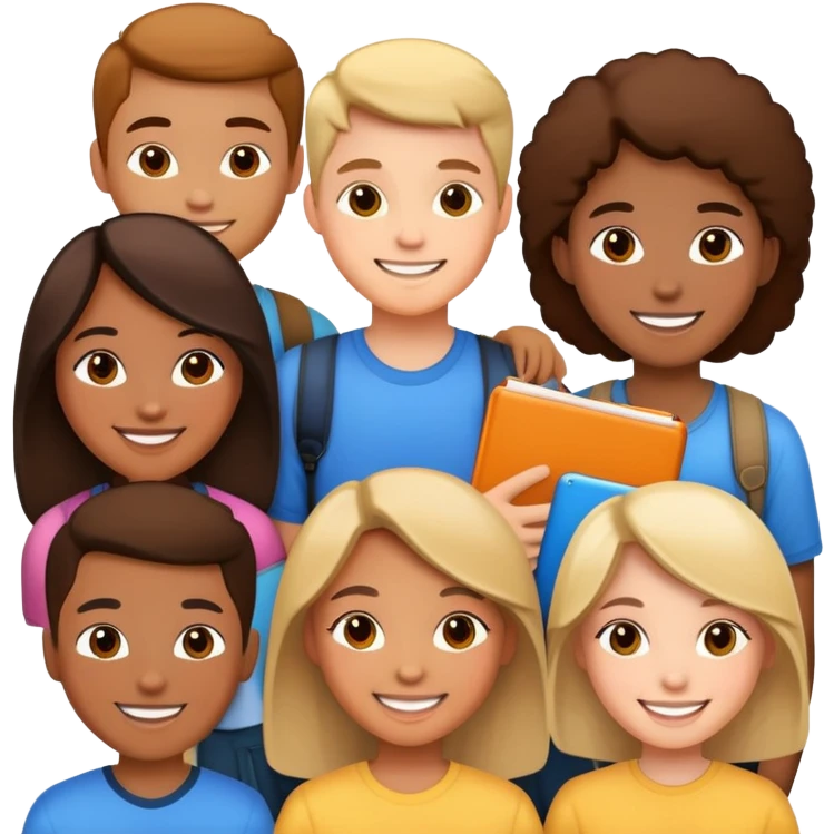 group of students emoji