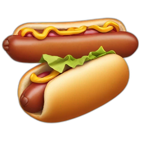 hot dog emoji
