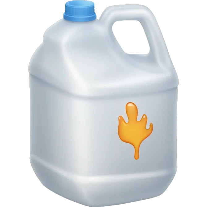 Gallon of bleach emoji