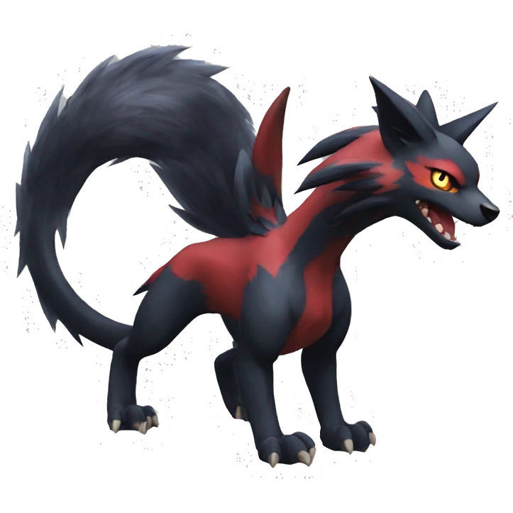 Nargacuga-Litten-Zoroark full body emoji