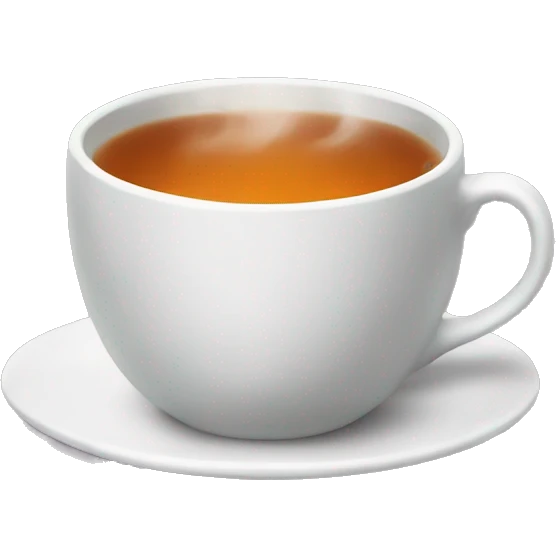 tea with steam emoji