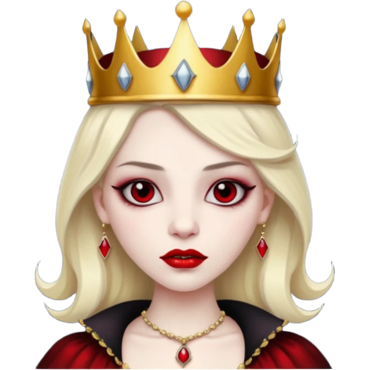 vampire with crown emoji