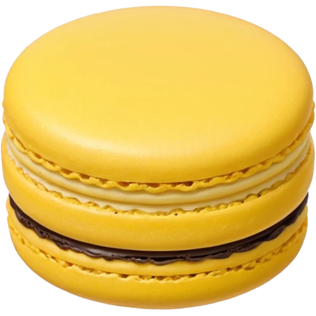 macaron jaune emoji