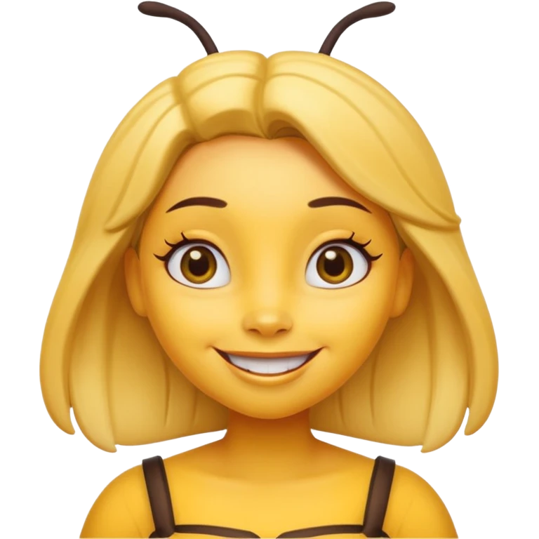 maya de bij met make up emoji