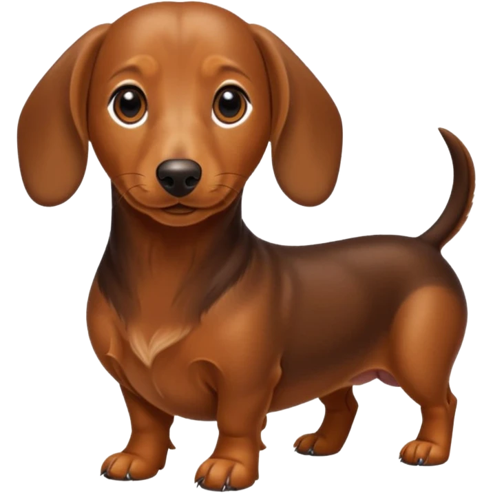 Perro salchicha emoji