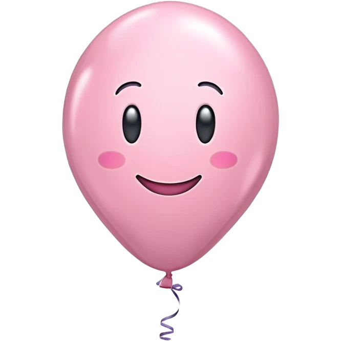 Pastel Pink happy birthday emoji