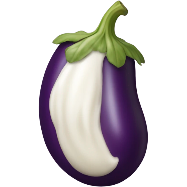 Eggplant shooting out cream emoji