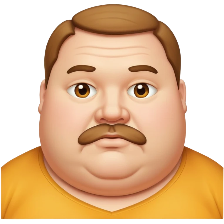 Fat man emoji